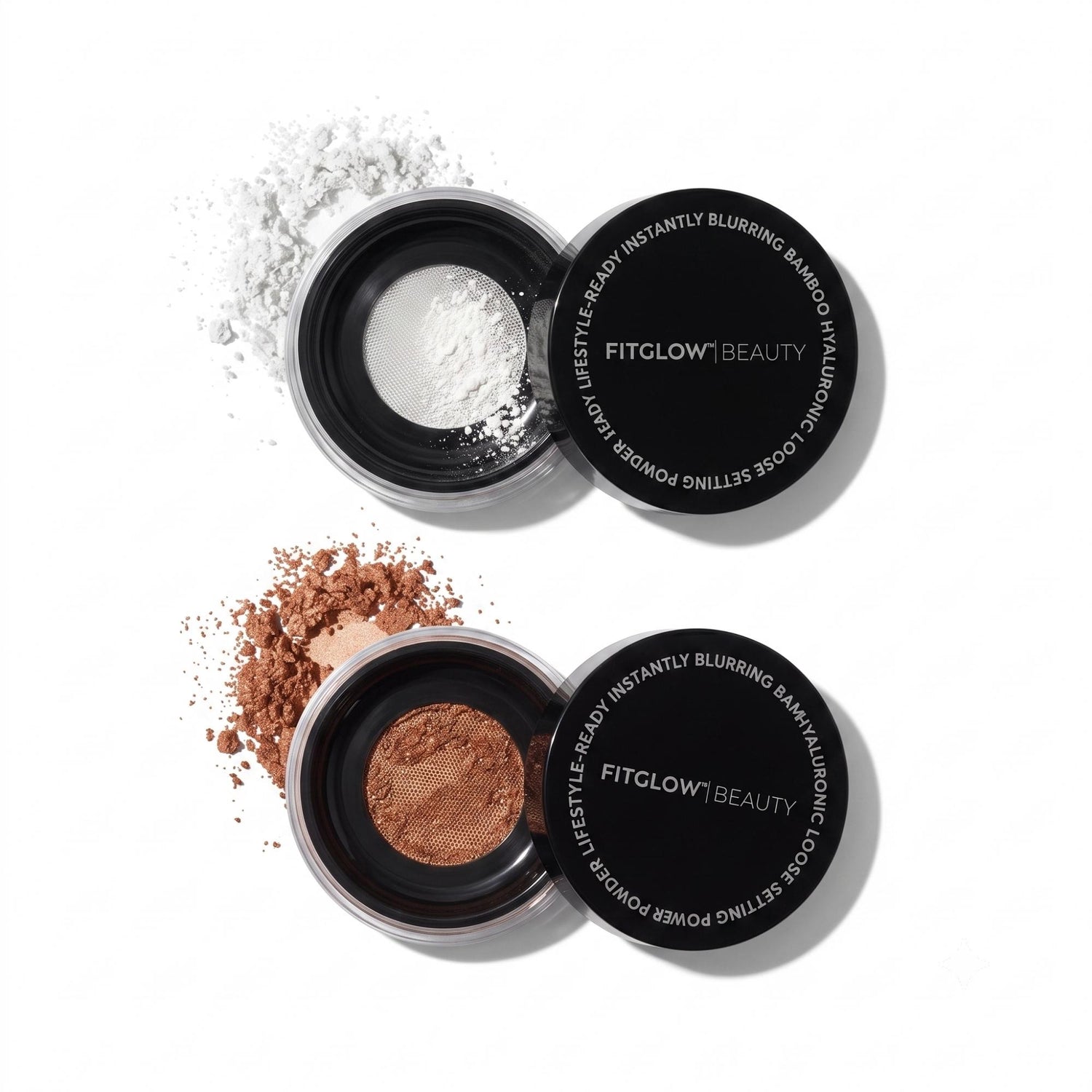 Bamboo Hyaluronic Loose Setting +  Bronzing Powder Duo