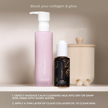 Calm Cleanser + Cloud Collagen Oil Duo