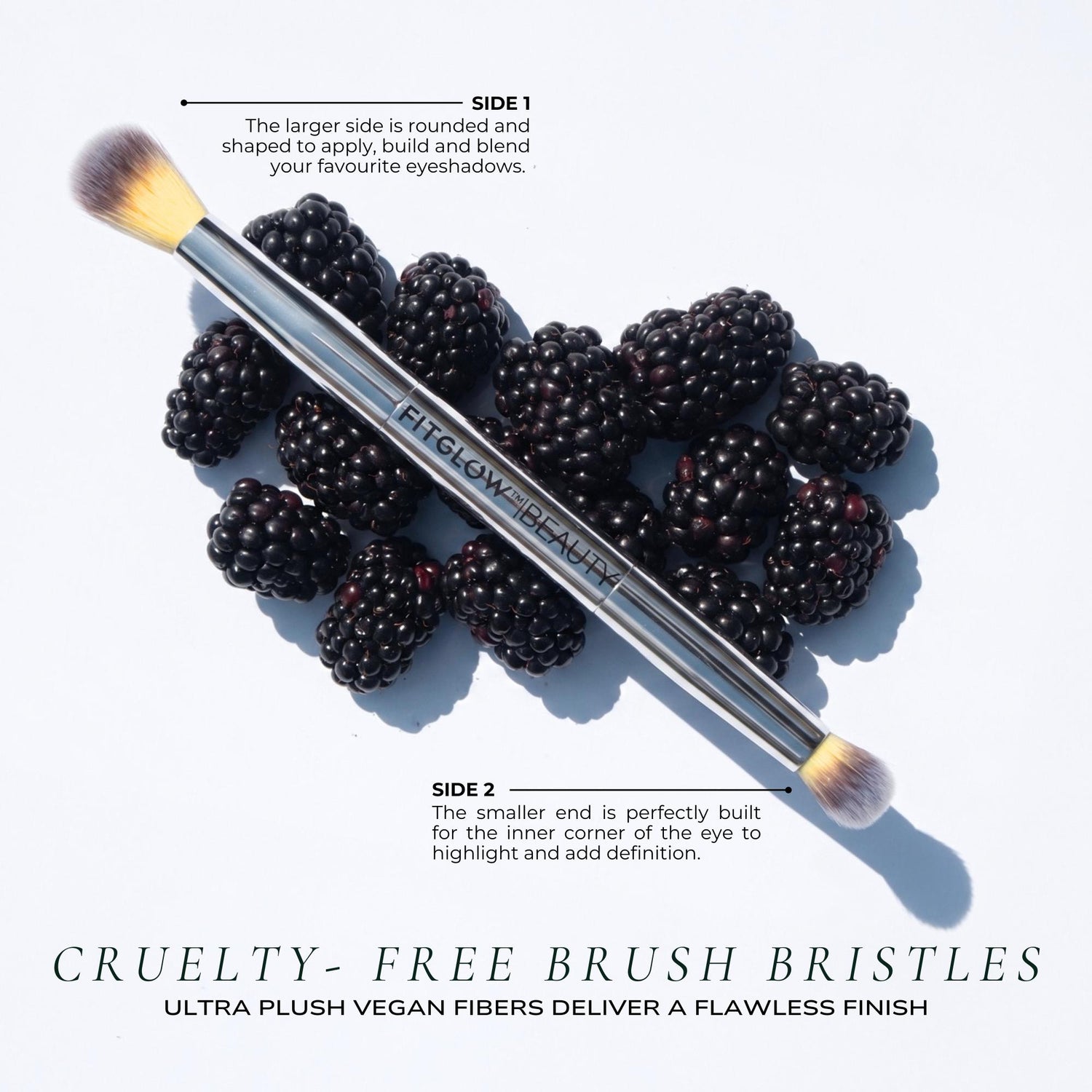 Vegan Teddy Double Eye Brush