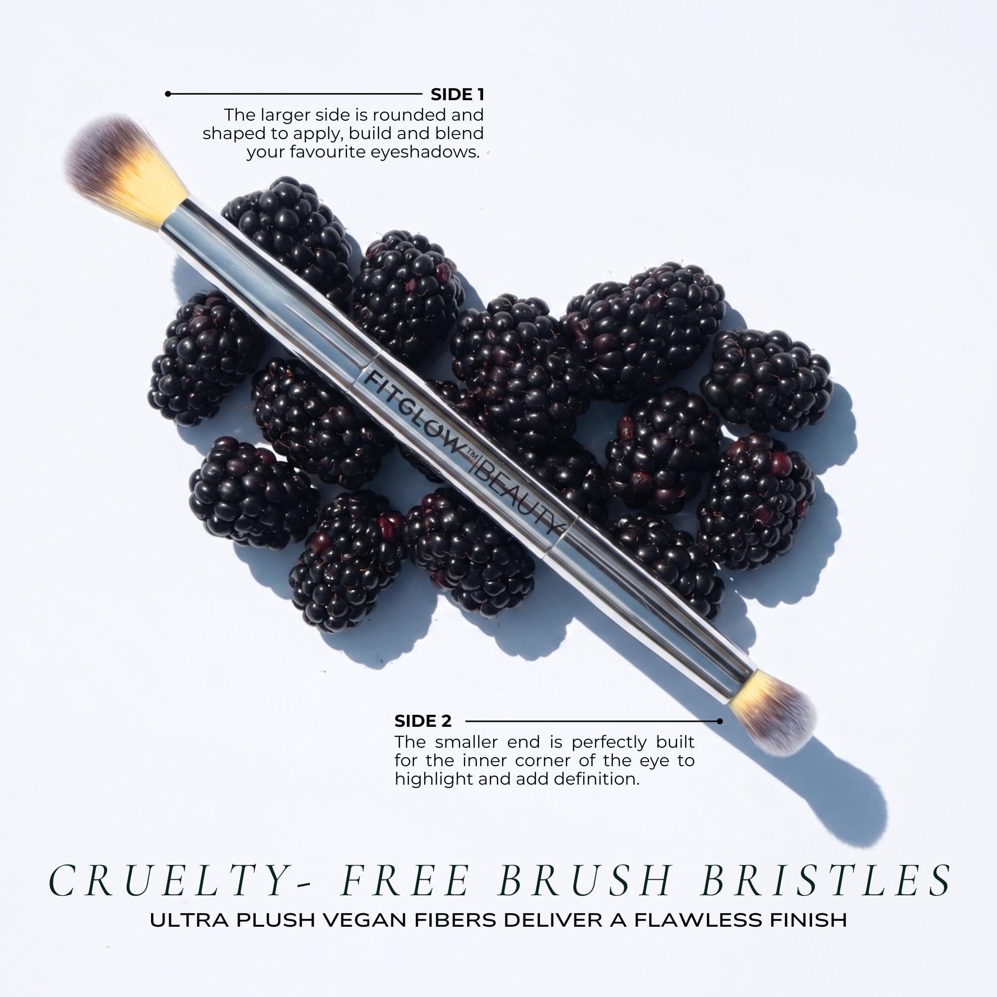 Vegan Teddy Double Eye Brush