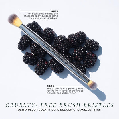 Vegan Teddy Double Eye Brush